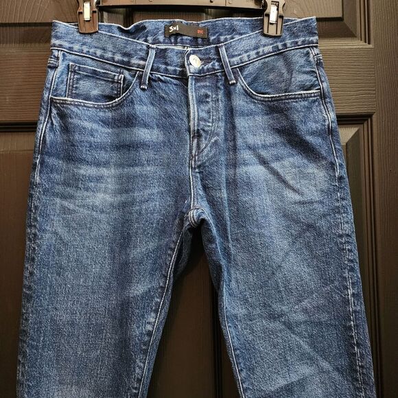 New 3x1 NYC High-Rise Straight Cropped Fringe Jeans in Lima Festival Boho - Picture 5 of 13